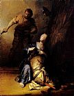 Rembrandt Canvas Paintings - Samson And Delilah